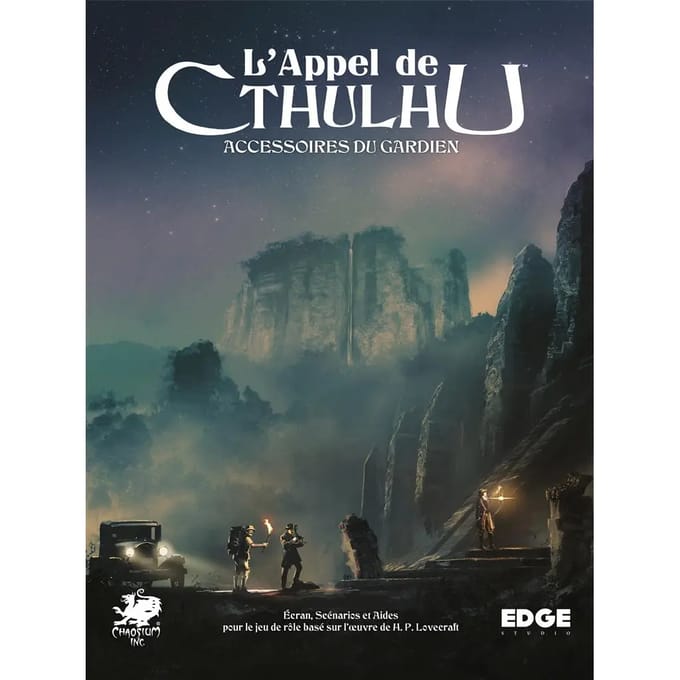 Boek Edge L'Appel de Cthulhu - Les Accessoires du Gardien (Ecran et Scenarios)