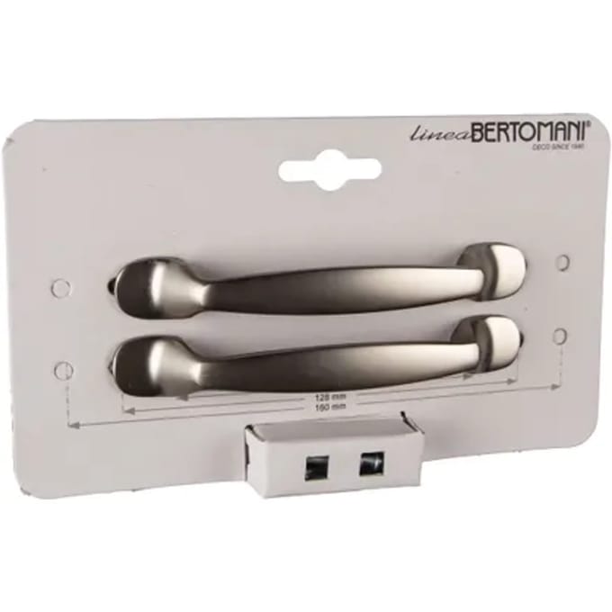 Bertomani Meubelgreep 2031 - Aluminium Vernikkeld - 96mm - 2 Stuks