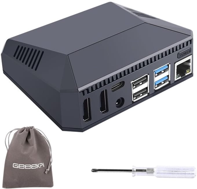 Allecto - Argon One Aluminium Case - Raspberry Pi 4 - Koelventilator