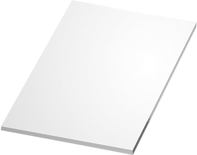 PVC Platen - Kunststof Panel - Doe-het-zelf Projecten - Hoge Sterkte Duurzaam - 8 mm Dik - Wit