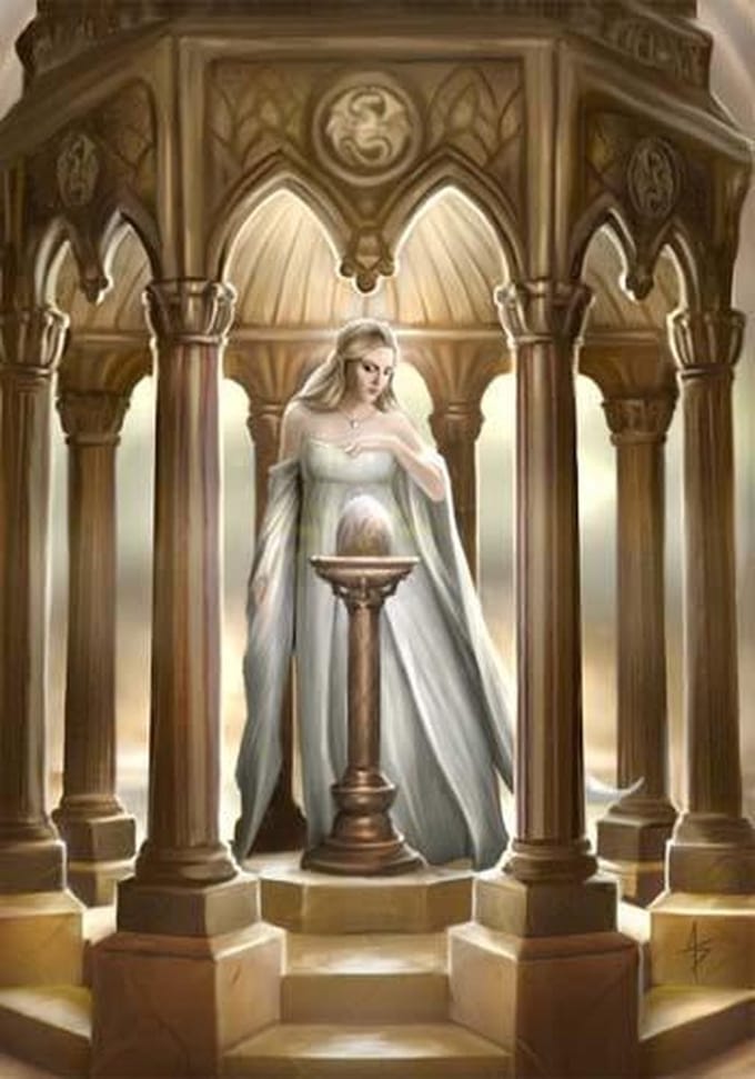 Anne Stokes Wenskaart the Egg