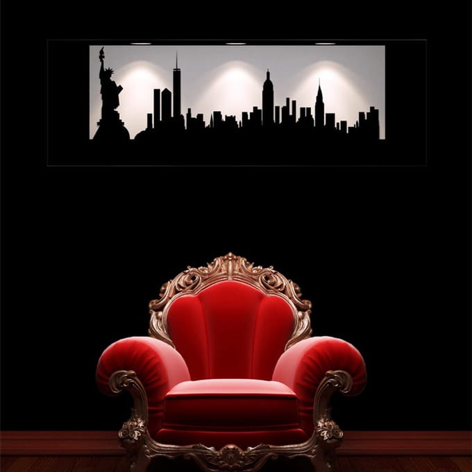 New York 3D-effect sticker 40 x 120 cm