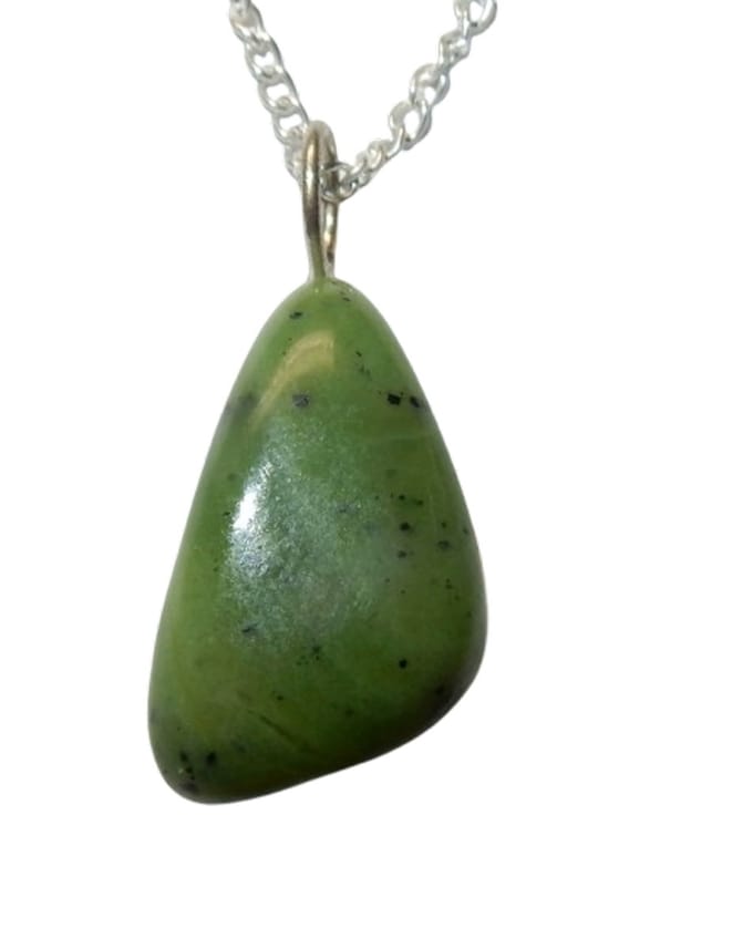Jade Trommelsteen Hanger