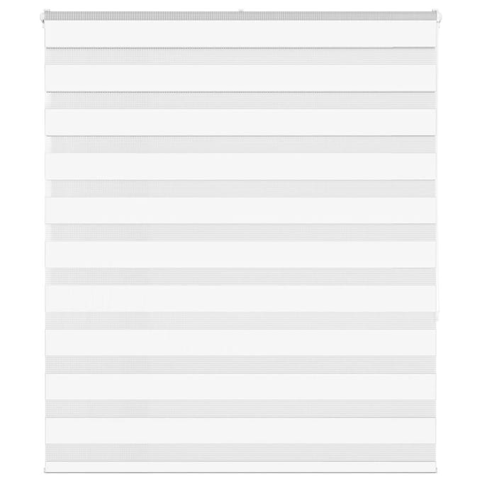 vidaXL - Zebra - rolgordijn - 135x150 - cm - stofbreedte - 130,9cm - polyester - wit
