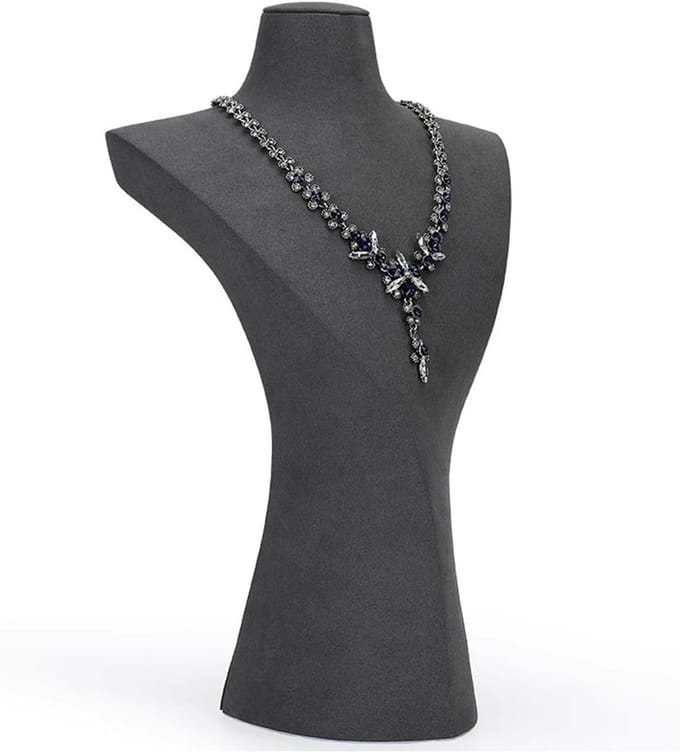 Sieraden Standaard - Hanger Display - Sieraden Presenteren - Elegant Decoratief - 1 Stuk - Grijs