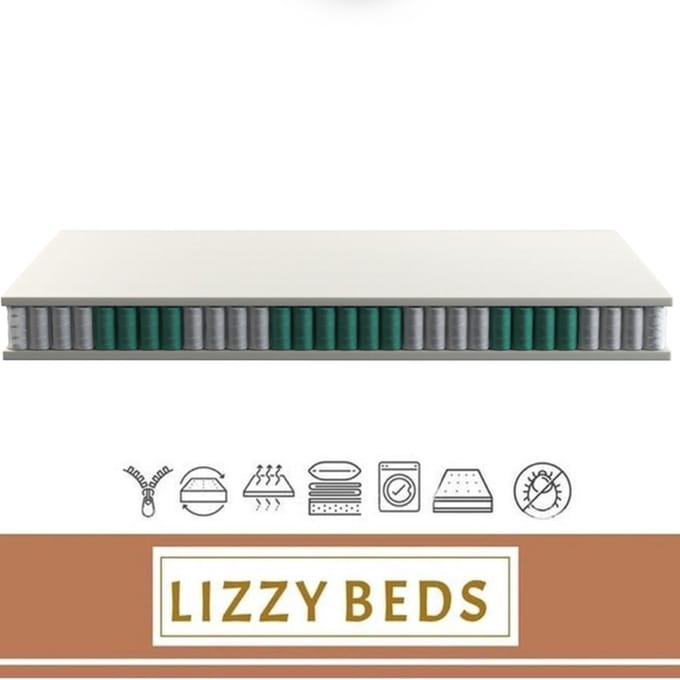 Pocket Cooltouch - Pocketvering matras - Koudschuim - Lizzy Beds - 20cm dik - 70x200cm
