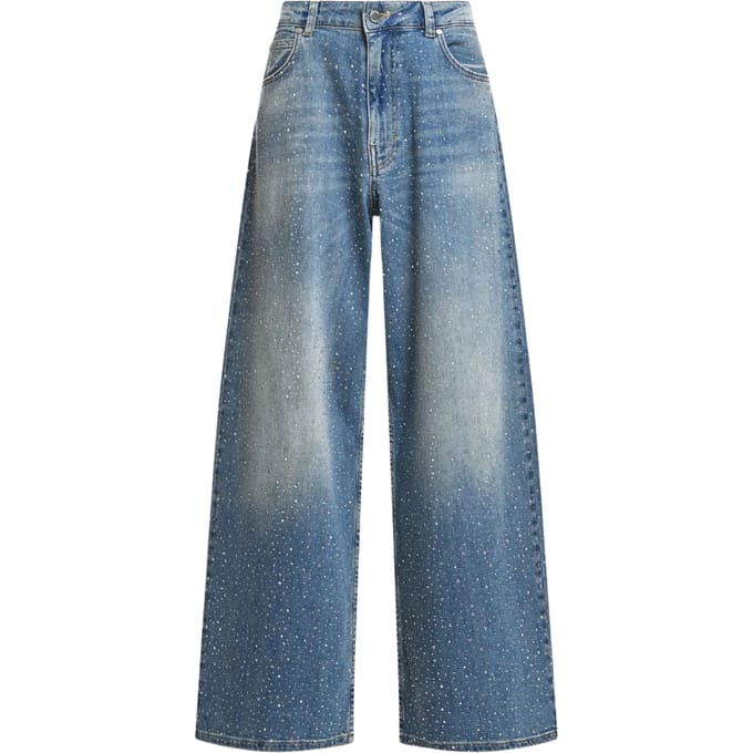 Essentiel Antwerp Rhinestone Jeans Jeans Blauw Kactus