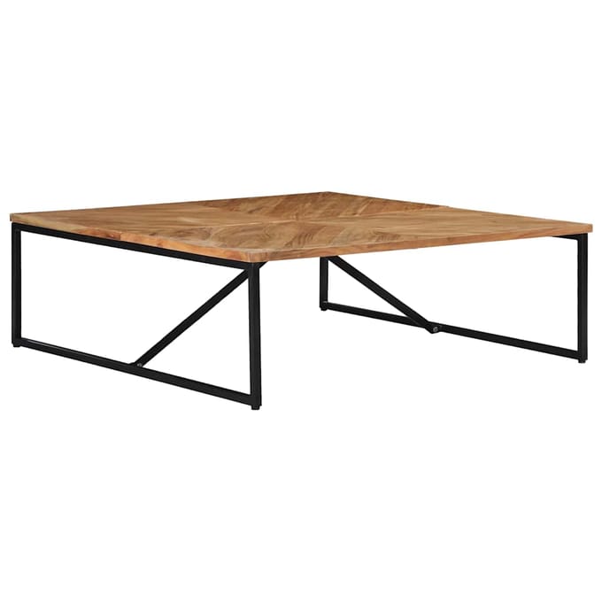 vidaXL - Salontafel - 110x110x36 - cm - massief - acaciahout