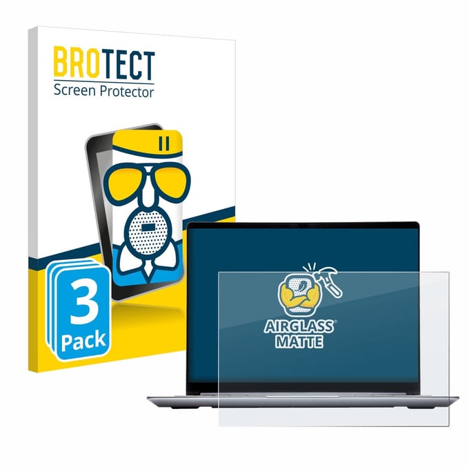 BROTECT - Screenprotector voor Framework Laptop 13 - Folie Beschermfolie Beschermglas matte 3 Stuks