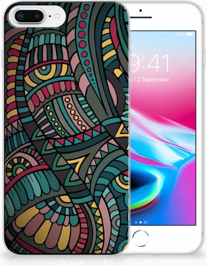 Apple iPhone 7 Plus | 8 Plus TPU bumper Aztec