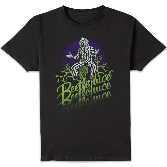 Beetlejuice Faded T-Shirt - Black - M