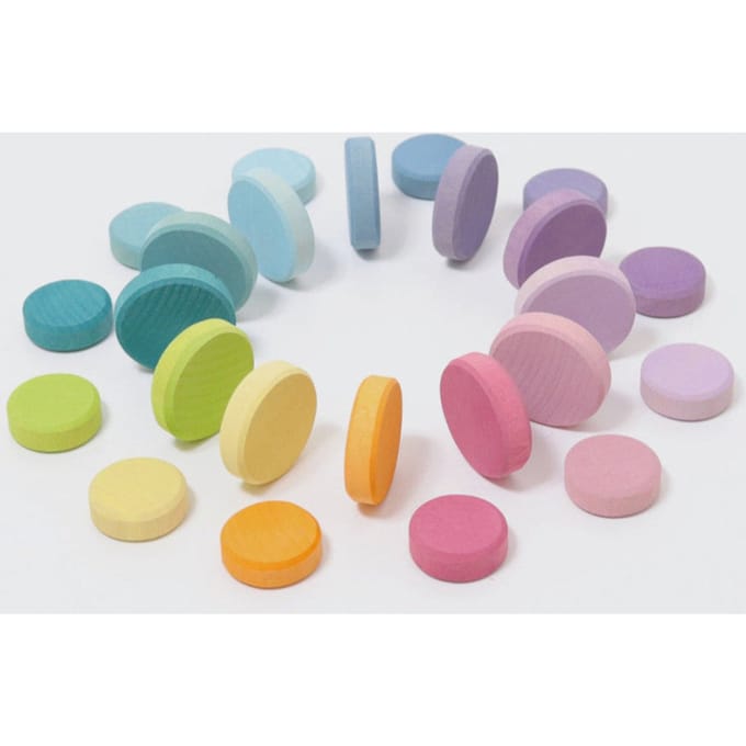 GRIMMS munten regenboog pastel 3 jr+