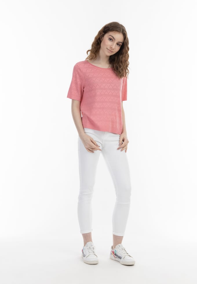 Mymo Gebreide trui Dames roze