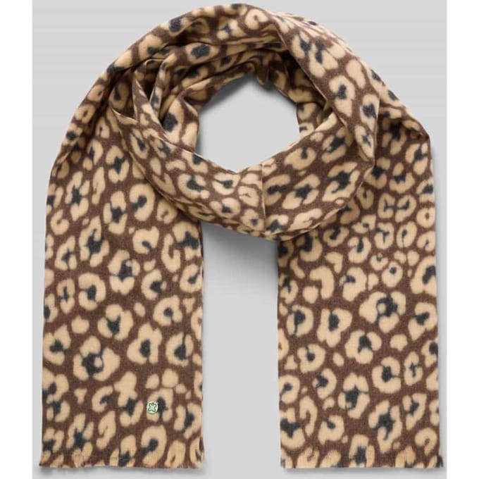 Sjaal met all-over dierenprint, model 'Leo'