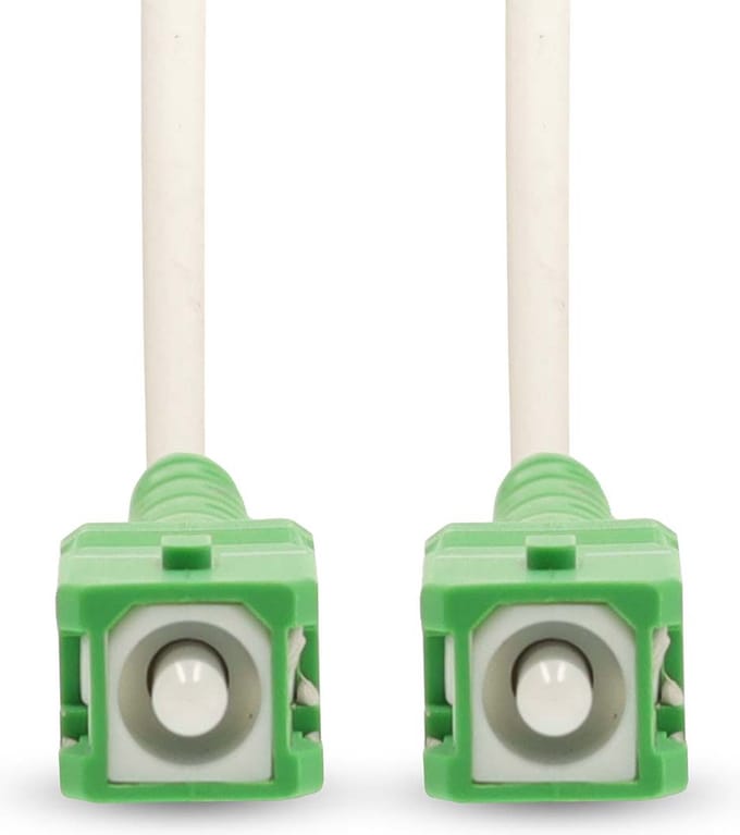 Nedis Glasvezel Patchkabel - SMF (Single Mode Phase) - SC/APC - SC/APC - 100 Gbps - 6.00 m - Wit - Gift Box