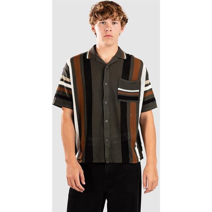 Redefined Rebel RREduardo Knit Boxy Fit Shirt patroon