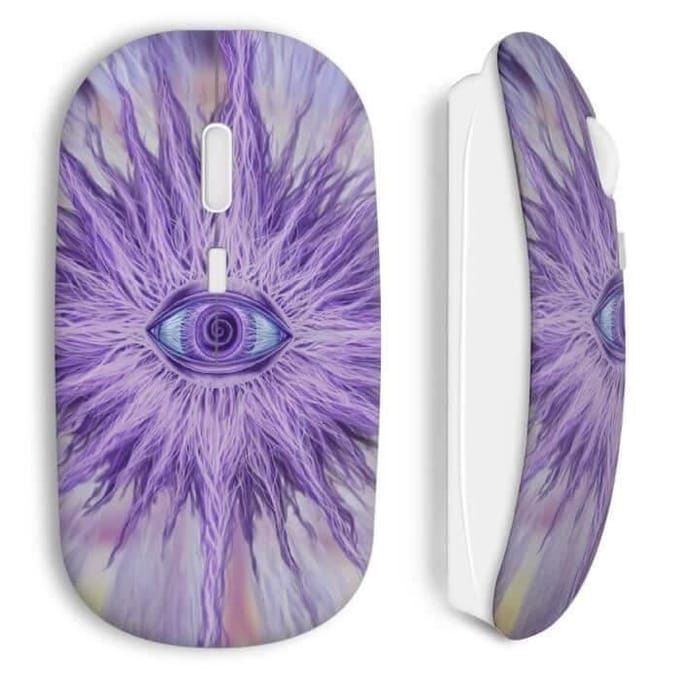 Violet oog draadloze muis