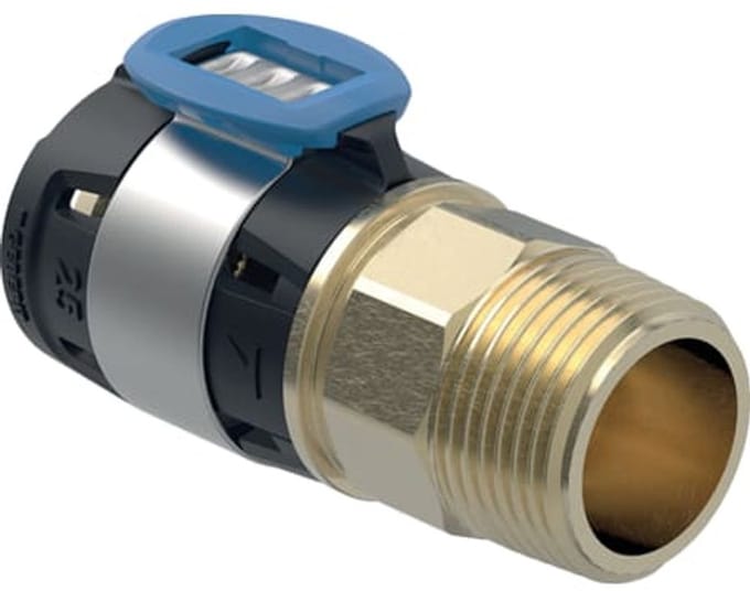 Geberit FlowFit puntstuk BU siliciumbrons d32-R1