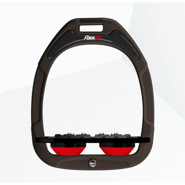 Platte Ultra Grip Beugels Bruin/Zwart/Rot Flex-On Green Composite