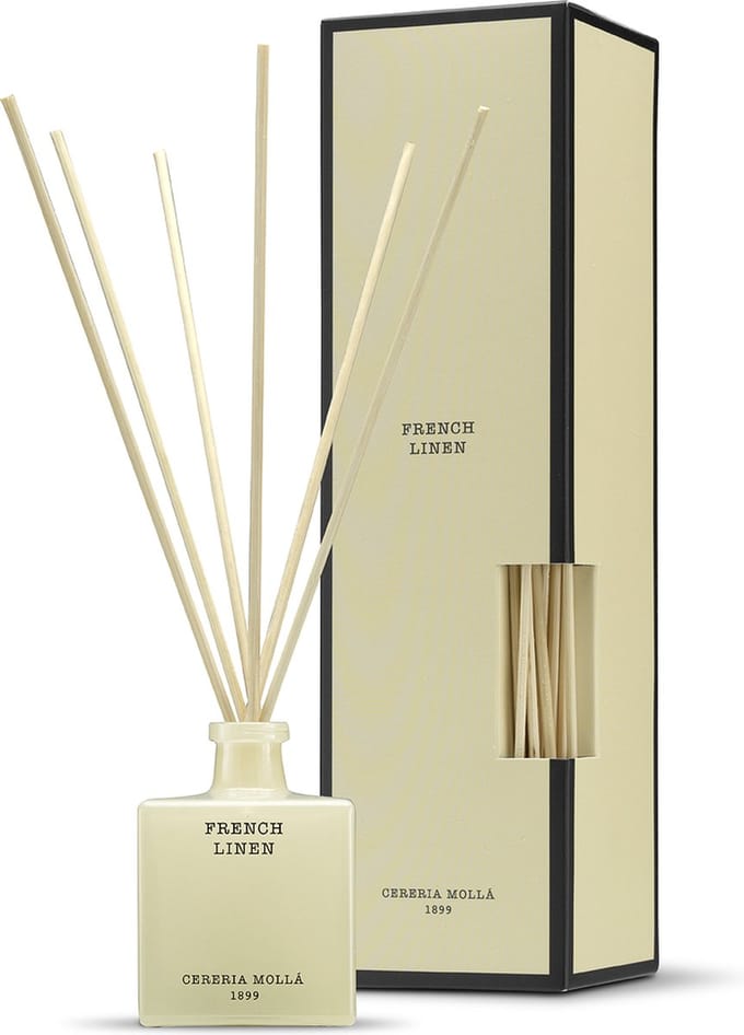 Cereria Molla 1899 - Geurstokjes - French Linen - 100ml