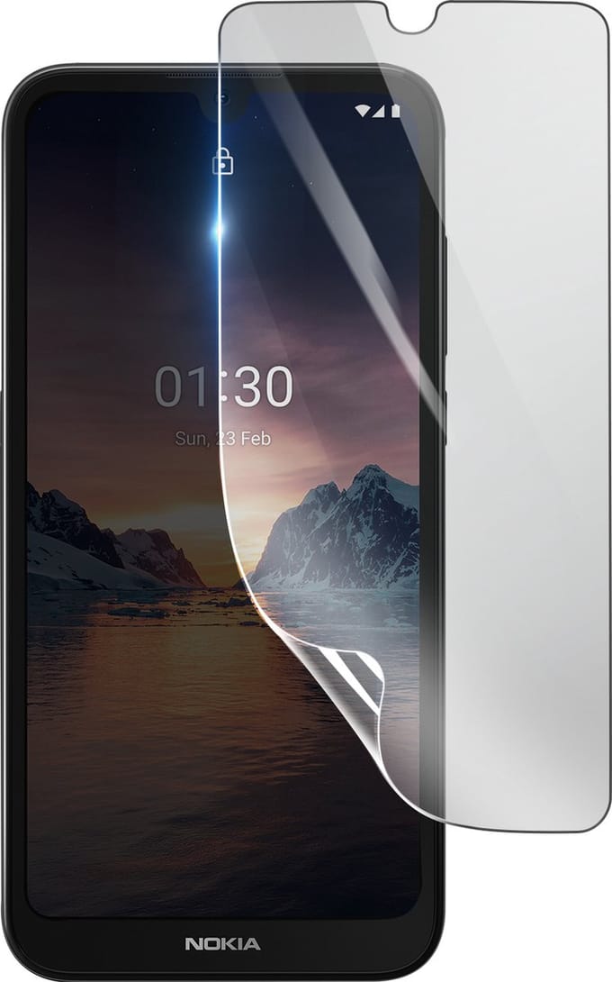 3mk, Geschikt voor Nokia 1.3, Schokbestendige Hydrogel Screenprotector, Transparant