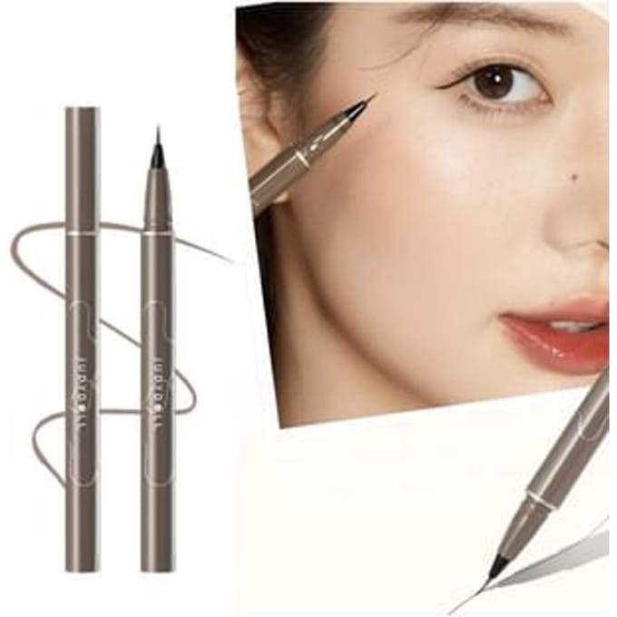 Judydoll - Slim Liquid Eyeliner - 4 New Ultra-Fine Colours #06 Dark Tea - 400mg (new version)