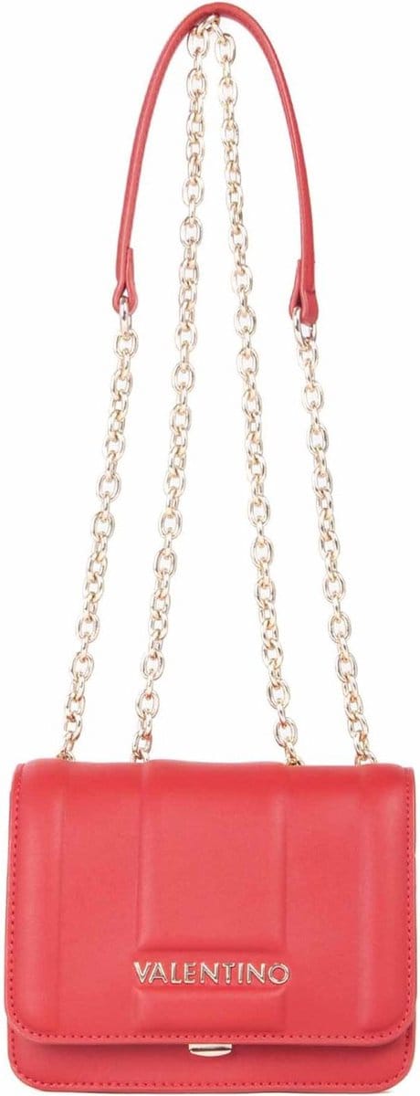 VALENTINO Schoudertas Brass Flap Bag Rosso Scuro Rood