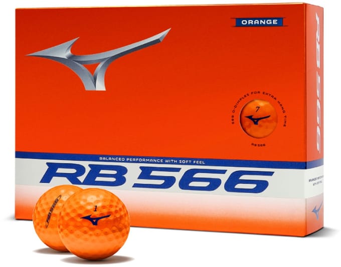 Mizuno RB566 Golfballen 2026 - Oranje -12 Stuks