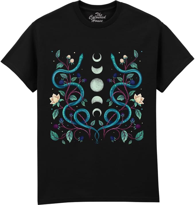 Slang Maan Serpent Moon The Coloured House T-shirt S