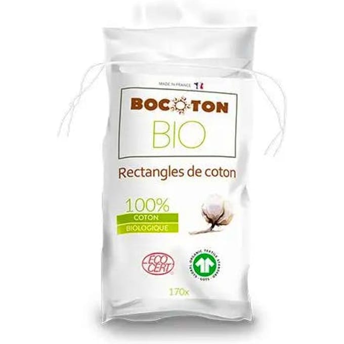Bocoton Bio Rectangles Cotton Pads 170 st