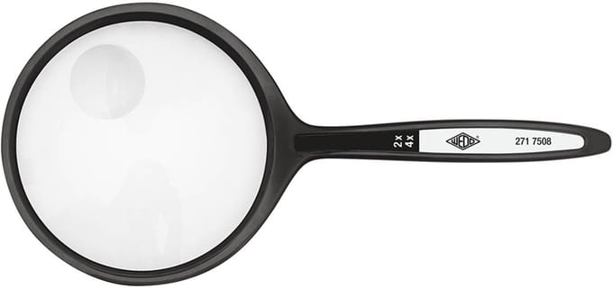 Wedo vergrootglas met handgreep diameter 74 mm