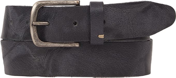 Presly & Sun Heren - Leren riem - Blauw - 85cm