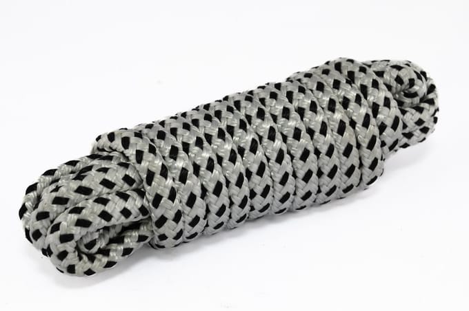 Hollex Landvast Poly 14mm 6m Wit/Zwart - 16str