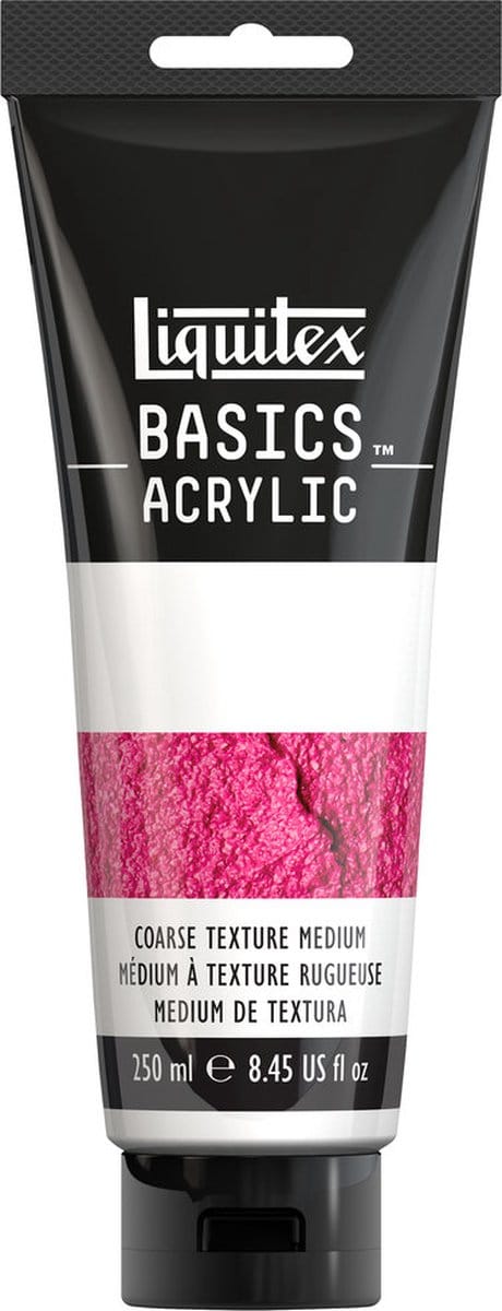 Liquitex Basics Coarse Texture Medium 250 ml Tube – Acrylgel voor structuur & 3D-effecten - Coarse Texture Gel