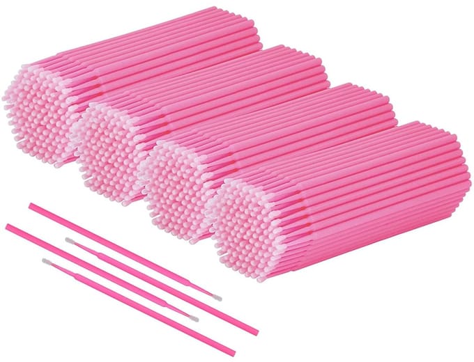 Dailygoods- Microborstels 400 stuks - Wimperborstels - Make-up Applicator - Oraal - Netheid - Flexibele Borstelkop - Make-upborstels