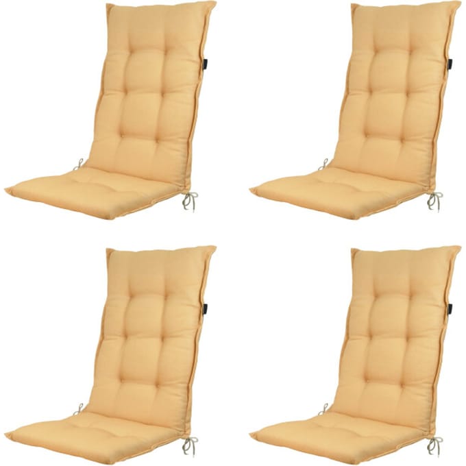 Madison kussen hoge rug napels - 123x50x5cm set van 4