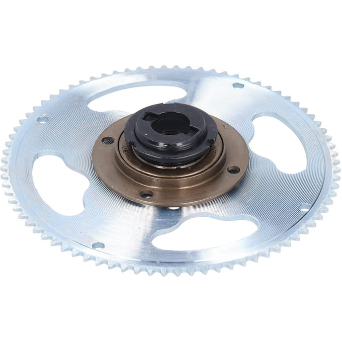 Pédalier 25H 80 dents avec connecteur de roue libre, accessoire pour modification de vélos électriques gray