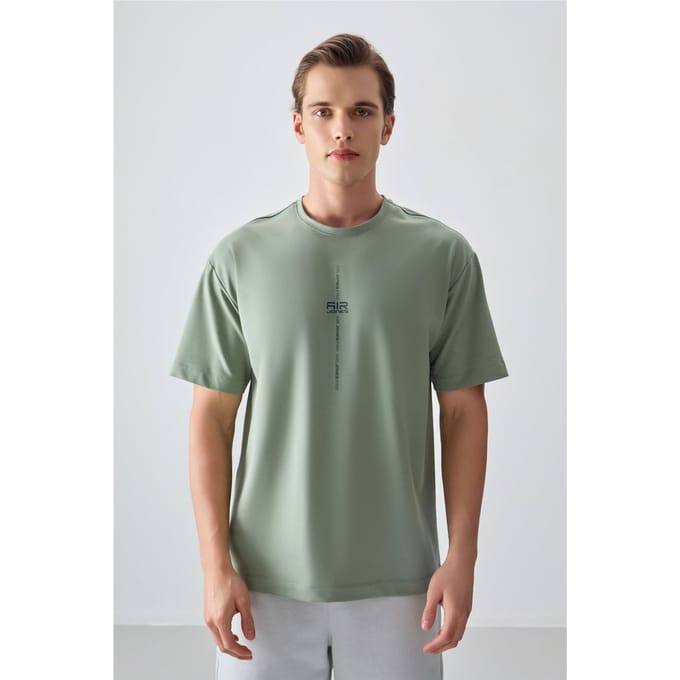 Oversized Geprinte Crew Neck T-shirt
