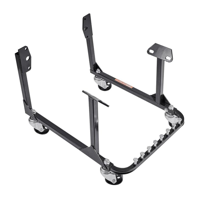 Support de moteur 750LBS/340KG Chariot de levage moteur avec 4 roulettes Acier robuste