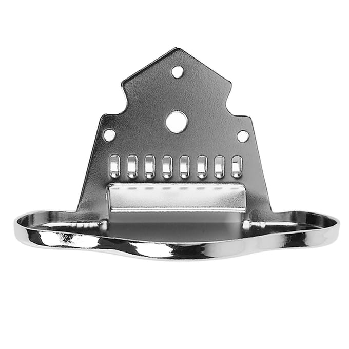 Mandoline Staartstuk Chroom Vervanging Zinklegering Gitaaronderdelen Instrument Accessoires gray