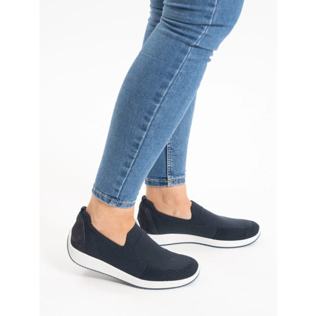 Ara - 1254042 LISSABON 4.0 - Instappers - Kleur: Blauw - Maat: 39