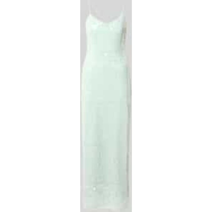 maxi-jurk met pailletten en cascadehals
