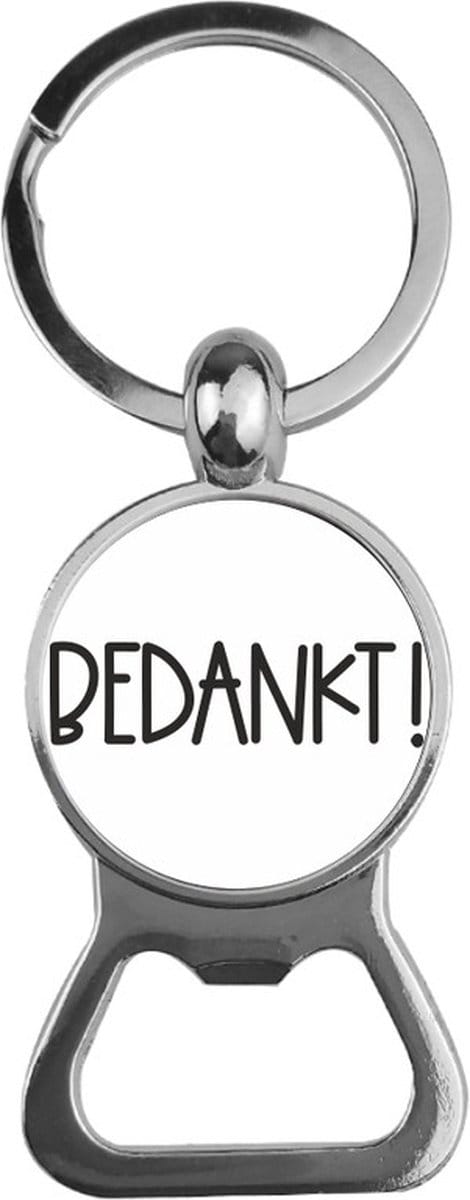 Bieropener Glas - Bedankt