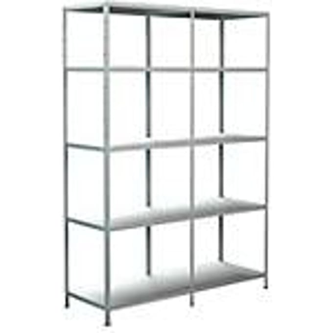 Legborden zonder grendels, H 2000 x B 1400 x D 500 mm, wit