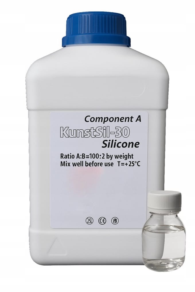 KunstSil-30 Serie - Silicoon voor Vormgeving - 3 kg - Wit - Duurzaam