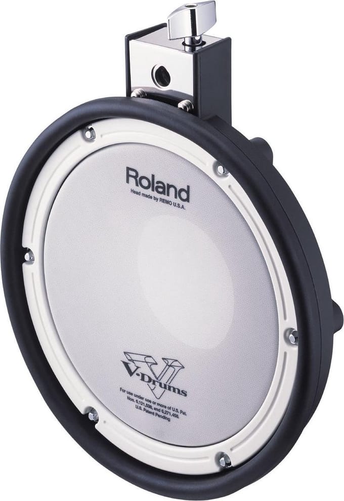 Roland PDX‑8 – 10" Dual‑Zone Mesh‑Head V‑Pad – Snare/Tom Drumpad