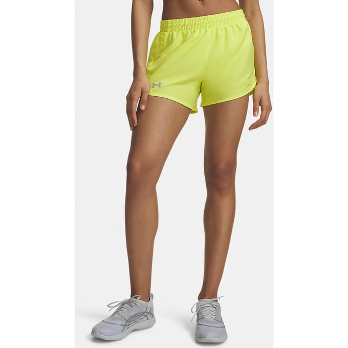 Under Armour Fly By 3in  Hardloopshorts Dames