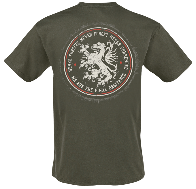 Heaven Shall Burn T-shirt - Never surrender - S tot 3XL - voor Mannen - groen