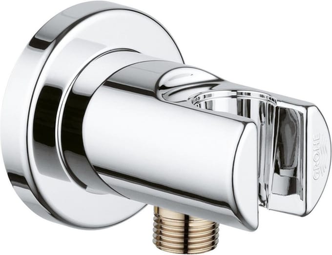 GROHE Relexa Wandaansluitbocht met Geïntegreerde Douchehouder – Chroom – 28628000