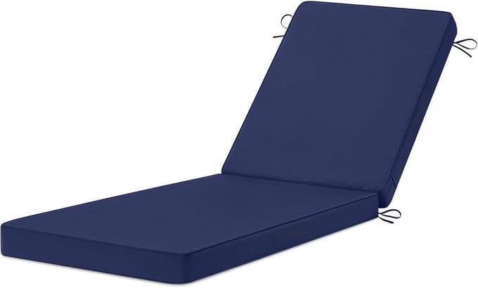 Chaise Loungekussens voor Buiten - Driedubbel Waterdicht & Verstelbare Banden